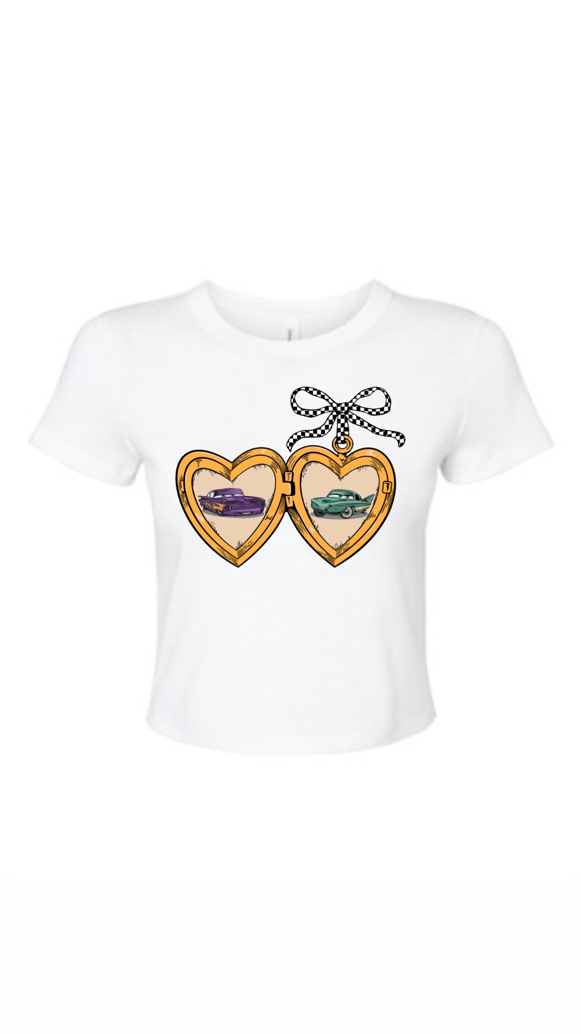 Flo & Ramone locket tee