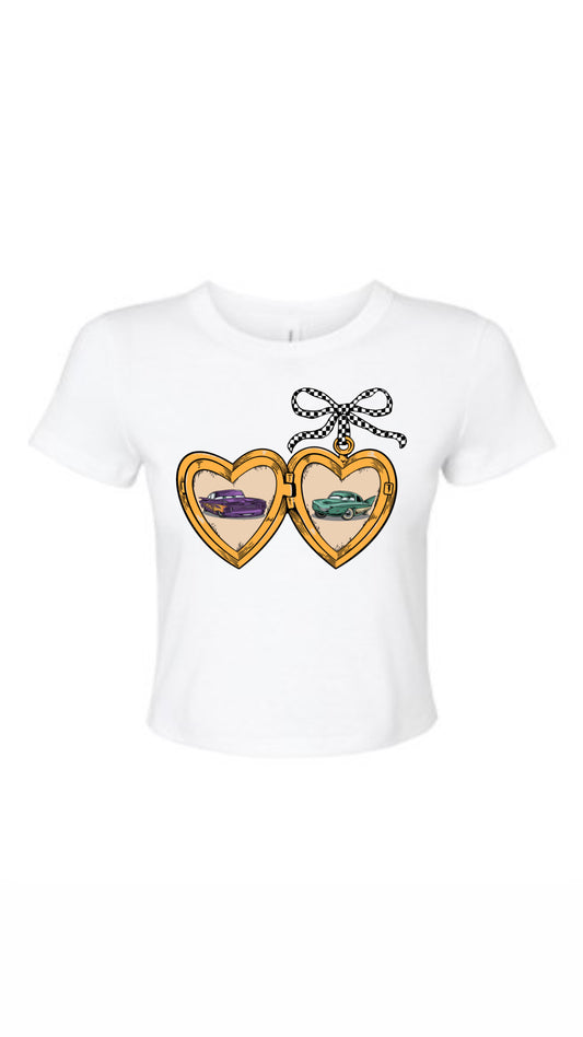 Flo & Ramone locket tee