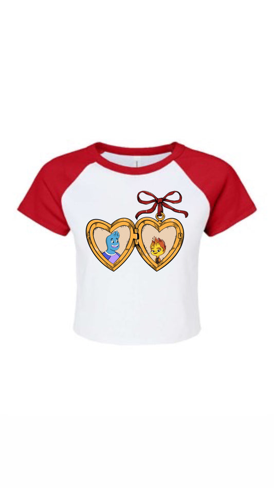 Elemental locket tee
